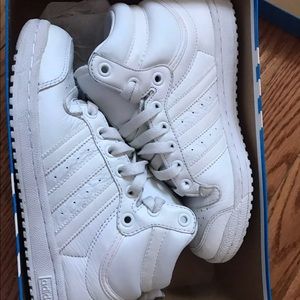 White Adidas Top Ten